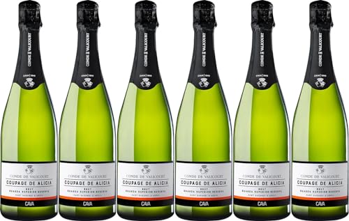 Cava Conde de Valicourt Coupage de Alicia Reserva Guarda Superior Cava DO 2021 Brut (herb) (6 x 0.75 l) von WirWinzer