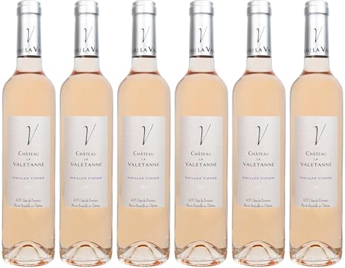 Château la Valetanne Cuvée Rosé Vielles Vignes Côtes de Provence AOP 0,5 L 2023 Trocken (6 x 0.5 l) von WirWinzer