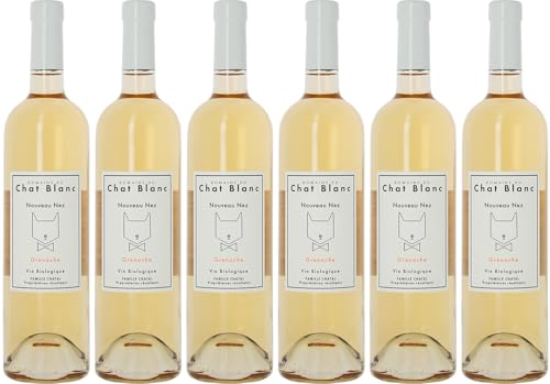 Domaine du Chat Blanc Cuvée Rosé "Nouveau Nez" Méditerranée IGP 2023 Trocken Bio (6 x 0.75 l) von WirWinzer