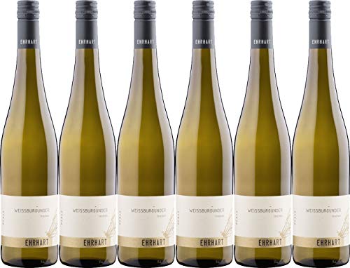 Ehrhart Weißer Burgunder Gutswein 2023 Trocken Bio (6 x 0.75 l) von WirWinzer