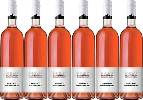 Fried Baumgärtner Samtrot Rosé Weißherbst 2022 Feinherb (6 x 0.75 l) von WirWinzer