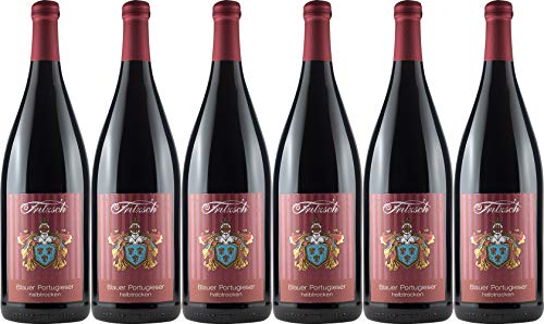 Fritzsch & Sohn Blauer Portugieser 2021 Halbtrocken (6 x 1.0 l) von WirWinzer