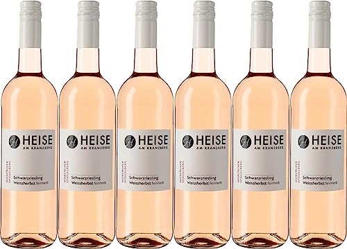 Heise am Kranzberg Niersteiner Schwarzriesling Rosé 2023 Feinherb (6 x 0.75 l) von WirWinzer