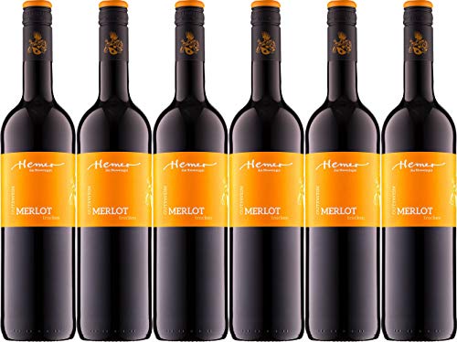 Hemer Merlot Rotwein 2022 Trocken Ecovin Bio (6 x 0.75 l) von WirWinzer