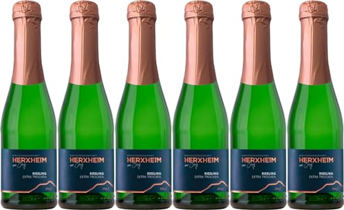 Herxheim am Berg Riesling Sekt Piccolo 0,2 L 2022 (6 x 0.2 l) von WirWinzer