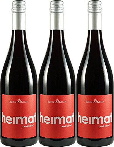 Josten & Klein Heimat Rotweincuveé 2015 Trocken (3 x 0.75 l)