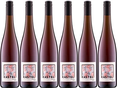 Kästel Merlot rosé 2023 Halbtrocken (6 x 0.75 l) von WirWinzer