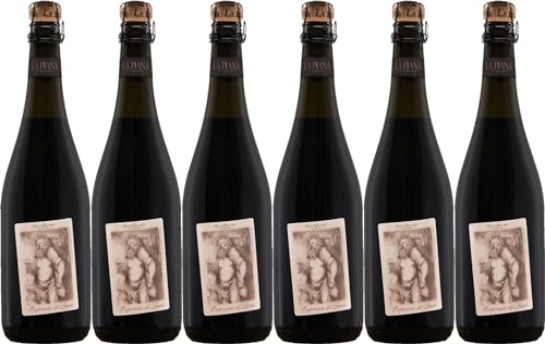 La Piana Winery Montebarello 155 Capriccio di Bacco Lambrusco Grasparossa di Castelvetro DOC 2022 Trocken Bio (6 x 0.75 l) von WirWinzer