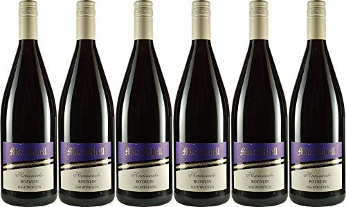 Max Schell Hausmarke Rotwein Halbtrocken (6 x 1.0 l) von WirWinzer