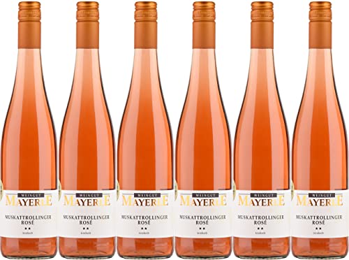 Mayerle Muskattrollinger Rosé 2023 Feinherb (6 x 0.75 l) von WirWinzer