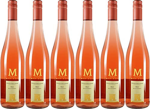 Medinger Muskattrollinger Rosé 2023 Feinherb (6 x 0.75 l) von WirWinzer