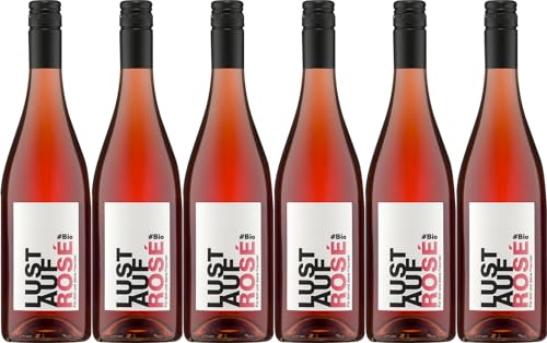 Rieger LUST AUF ROSE 2023 Feinherb Bio (6 x 0.75 l) von WirWinzer