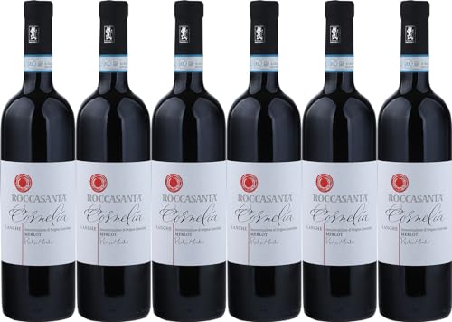 Roccasanta Cornelia Merlot Langhe DOC 2019 Trocken (6 x 0.75 l) von WirWinzer