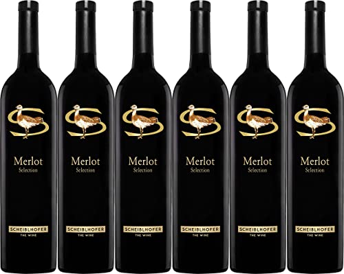 Scheiblhofer THE WINE GmbH Merlot Selection 2022 Trocken (6 x 0.75 l) von WirWinzer