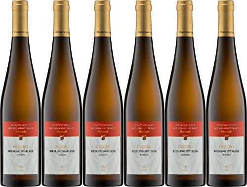 Staatsweingut mit Johannitergut Ölberg Riesling Spätlese 2017 Trocken (6 x 0.75 l) von WirWinzer