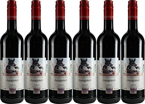 Thomas Behringer Sauguter Rotwein 2022 Halbtrocken (6 x 0.75 l) von WirWinzer