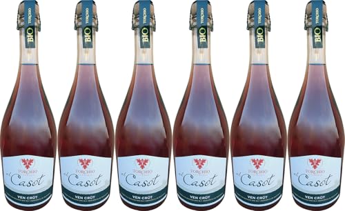 Torchio Giordano Vitivinicola Biologica Al Casot ven crut Lambrusco Rosato Viadanese della Provinvia Di Mantova IGP Trocken Bio (6 x 0.75 l) von WirWinzer