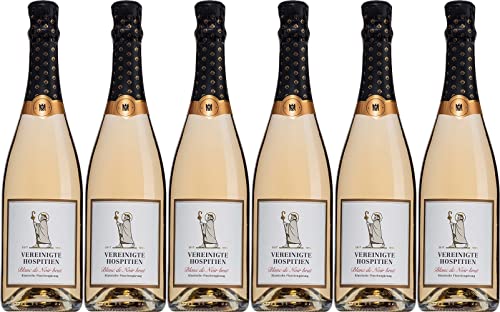 Vereinigte Hospitien Blanc de Noir Sekt 2022 Brut (herb) (6 x 0.75 l) von WirWinzer