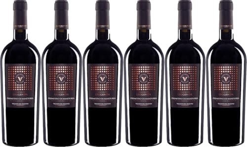 Vigneti del Salento Vigne Vecchie Leggenda Primitivo di Manduria DOC 2019 Halbtrocken (6 x 0.75 l) von WirWinzer