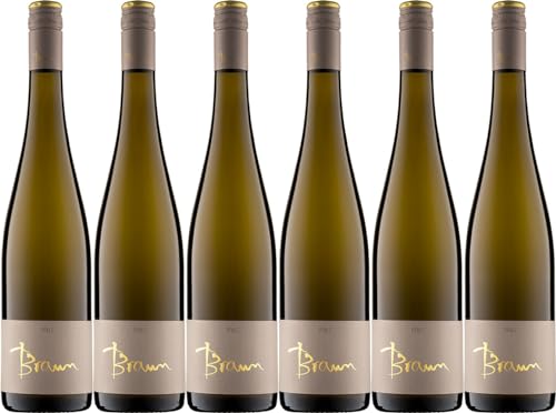 Wein- und Sektgut Braun Riesling Auf der Höhe "S" 2022 Lieblich (6 x 0.75 l) von WirWinzer