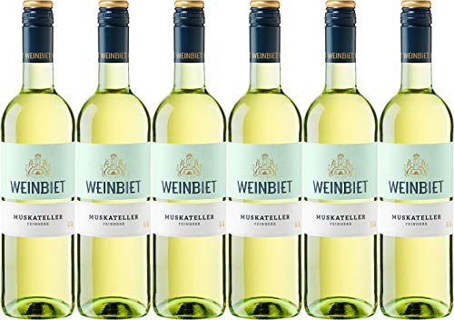 Weinbiet Manufaktur Muskateller 2023 Feinherb (6 x 0.75 l) von WirWinzer