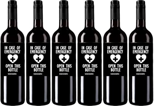 Weinwerk IN CASE OF EMERGENCY OPEN THIS BOTTLE Pinot noir 2022 Trocken (6 x 0.75 l) von WirWinzer