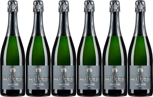 Wilker Pinot Rosé Sekt 2022 Brut (herb) (6 x 0.75 l) von WirWinzer