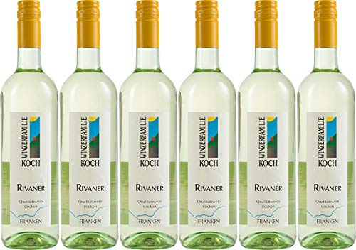 Winzerfamilie Koch Rivaner 2021 Trocken (6 x 0.75 l) von WirWinzer