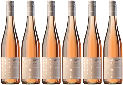 Winzervereinigung Freyburg-Unstrut Frühburgunder Rosé Werkstück Weimar 2023 Trocken (6 x 0.75 l) von WirWinzer