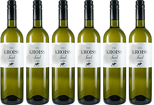 & Ferienwohnungen Kroiss Cuvée Sand Weiss 2023 Trocken (6 x 0.75 l) von WirWinzer