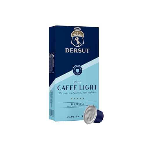 Wizebite's Choice - Kompatible Kaffeekapseln für Nespresso Dersut | 20 Kapseln | Leichter, entkoffeinierter, nachhaltiger Kaffee - Noten von Trockenfrüchten und Milchschokolade | Keine Getreide, ideal von WizeBite's Choice