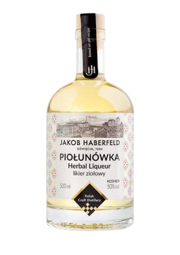 Jakob Haberfeld Piołunówka Kräuterwodka - Natürlicher, Koscher Kräuterwodka - Geheimtipp von Wodka 1906