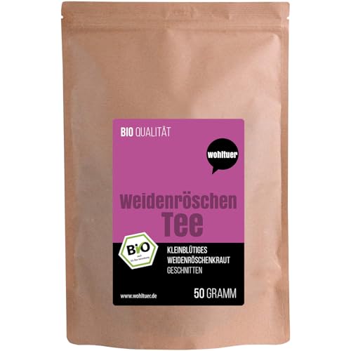 Wohlter Bio Weidenröschen Tee – 100% Natur aus Österreich, Fein Geschnitten & Aromatisch, Ohne Zusätze, Hochwertiger Kräutertee für Wohlbefinden & Entspannung von Wohltuer