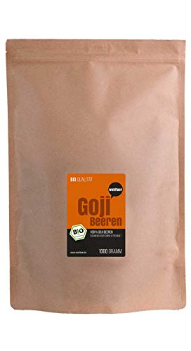 Wohltuer Bio Gojibeeren Beeren, 1er Pack (1 x 1 kg) von Wohltuer