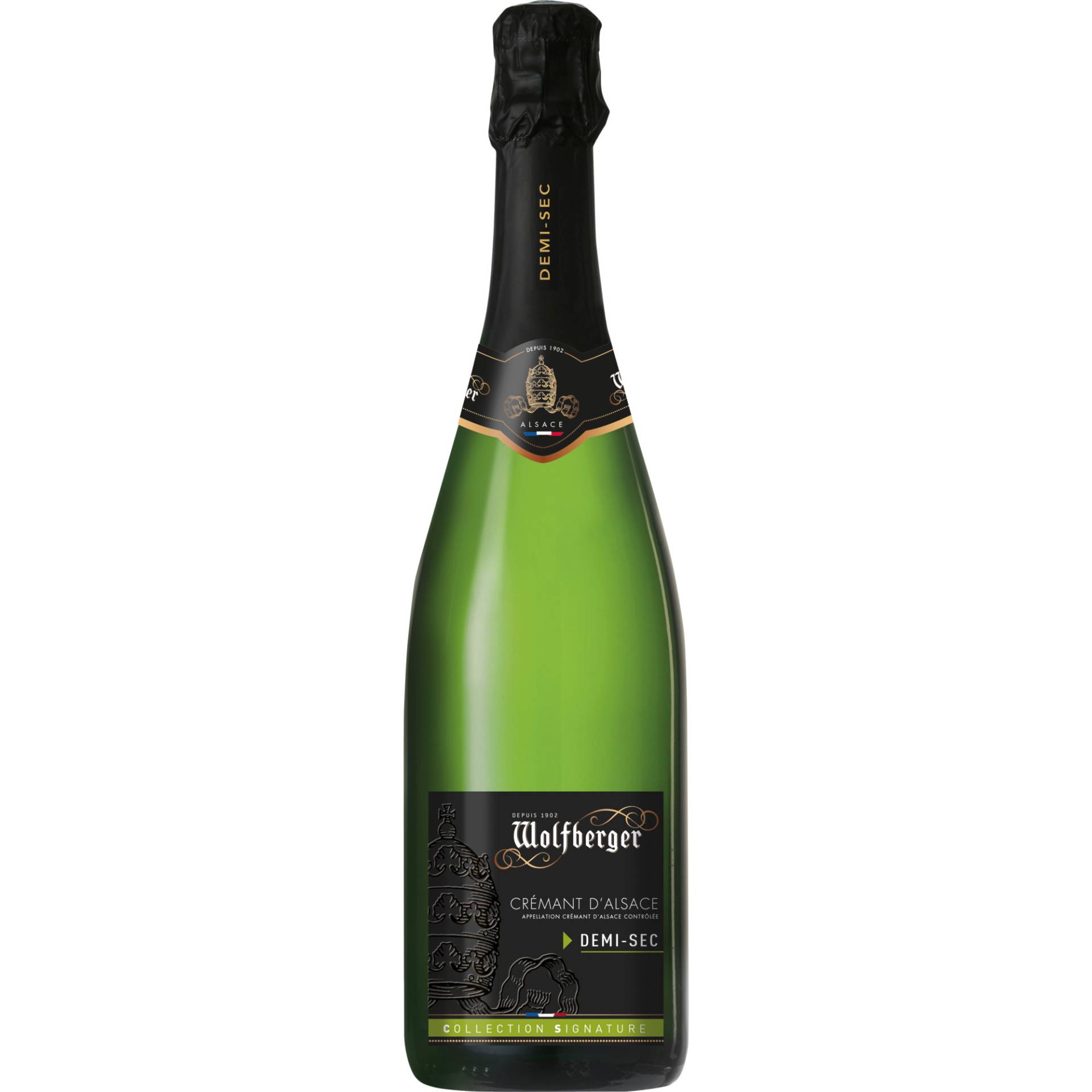 Wolfberger Crémant d’Alsace Collection Signature, Demi-Sec, Crémant d'Alsace AOP, Elsass, Schaumwein von Wolfberger, 6 Grande Rue, F-68420 Eguisheim