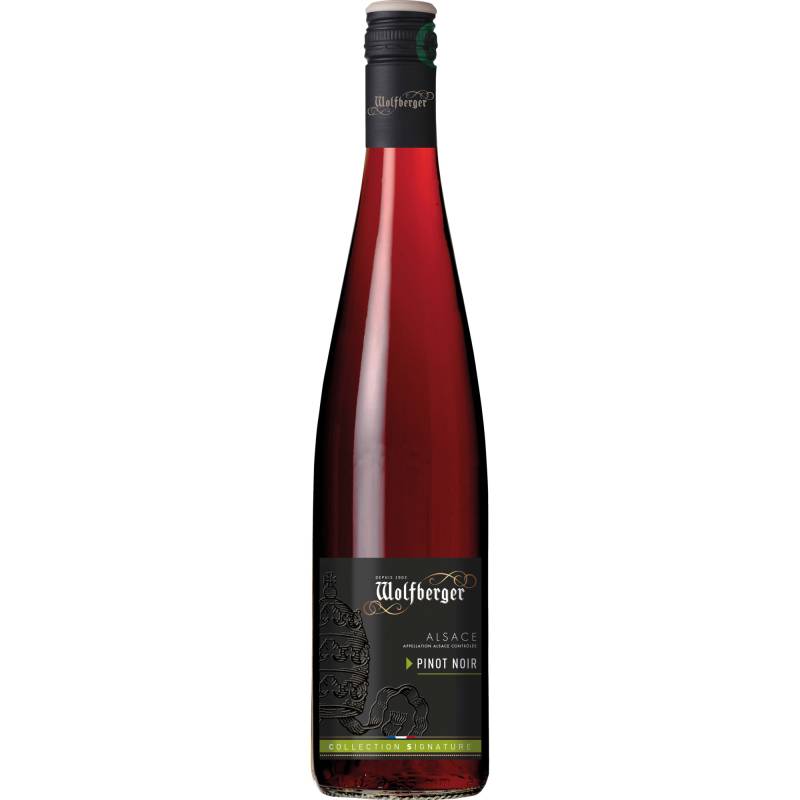 Wolfberger Pinot Noir Collection Signature, Alsace AOP, Elsass, 2022, Rotwein von Wolfberger, 6 Grande Rue, F-68420 Eguisheim