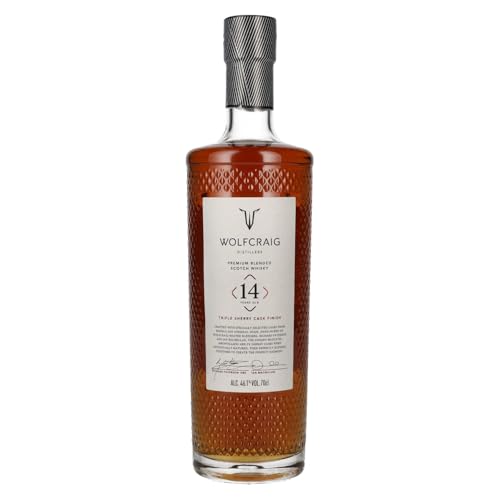 Wolfcraig 14 Years Old Triple Sherry Cask Finish Premium Blended Whisky 46,1% Vol. 0,7l von Wolfcraig