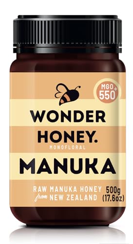 Wonder Honey Manuka MGO 550+ Certified, Pure and Raw 17.6oz von Wonder Honey