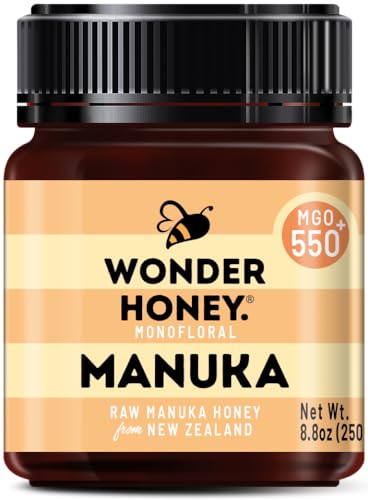 Wonder Honey Manuka MGO 550+ Certified, Pure and Raw 8.8oz von Wonder Honey