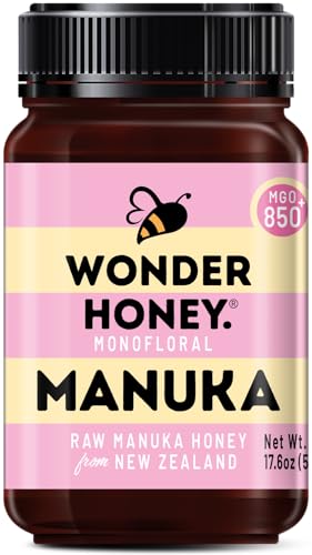 Wonder Honey Manuka MGO 850+ Certified, Pure and Raw 17.6oz von Wonder Honey