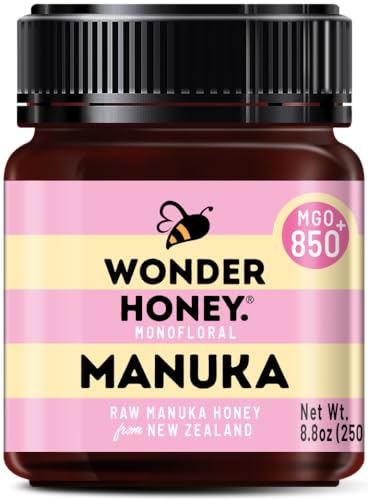 Wonder Honey Manuka MGO 850+ Certified, Pure and Raw 8.8oz von Wonder Honey