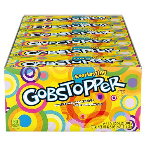 Everlasting Gobstoppers Jawbreakers Box – 24 Stück von Wonka