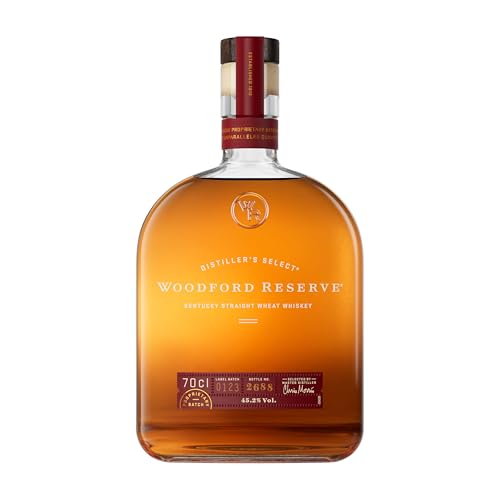 Woodford Reserve Wheat Whiskey - Geschenkempfehlung - Mittelkräftig mit fruchtigen Noten von Apfel und Kokosnuss - 0.7L/ 45.2% Vol. von Woodford Reserve