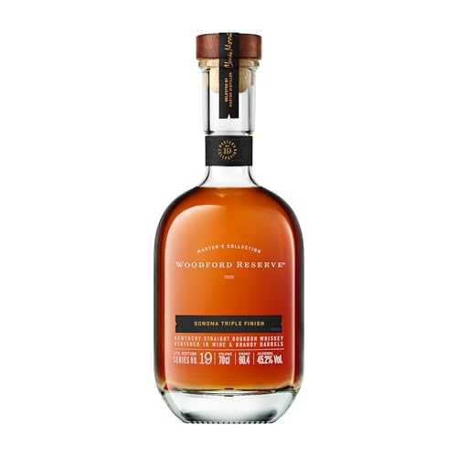 Woodford Reserve Sonoma Triple Finish - Ultra Premium Whiskey - Geschenkempfehlung - Ein Mix aus Weinrebe und rote Früchte -0.7L/45.2% Vol. von Woodford Reserve