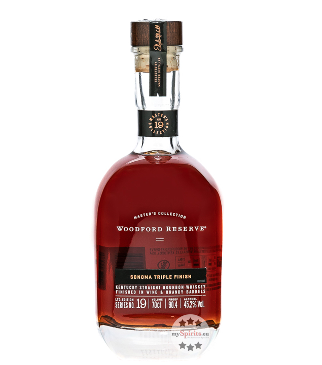 Woodford Reserve Sonoma Triple Finish Bourbon Whiskey (45,2 % vol, 0,7 Liter) von Woodford Reserve