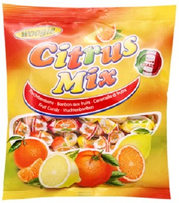 Fruchtiger Bonbon Citrus Mix im 250g Beutel von Woogie von Woogie