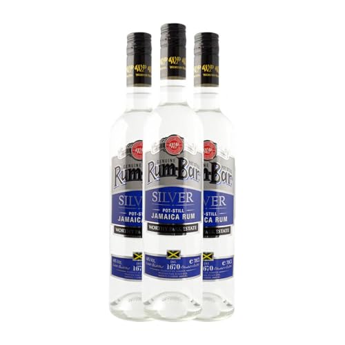 Rum Worthy Park Bar Silver Jamaica Rum 70 cl (Karton mit 3 Flaschen von 70 cl) von Worthy Park Estate Ltd