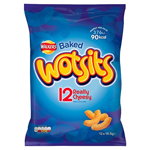 Wotsits Really Cheesy Snacks 16.5g x 12 per pack von Wotsits