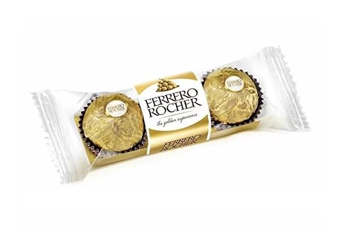 Ferrero Rocher 3 Stück Packungen 16 x 37,5g von Wowboxme