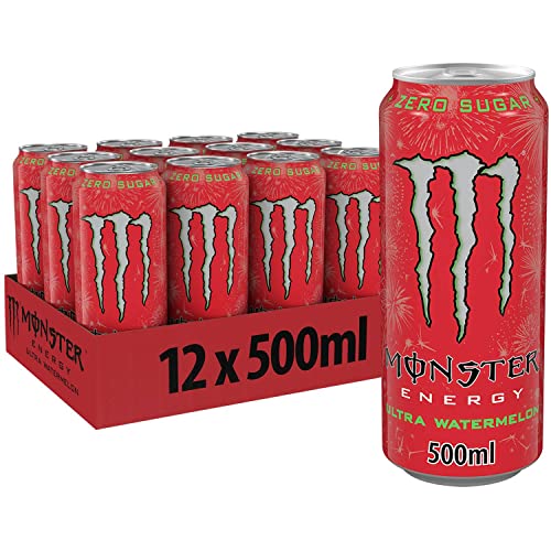 Monster Energy Drink 12x500ml (Ultra Watermelon) von Wowboxme